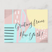 Wir sind nach New York gezogen Postkarte (Vorderseite)