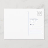 Wir sind nach Oregon gezogen Einladungspostkarte (Rückseite)