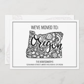 Wir sind nach Oregon Staat Floral Mandala übergega Ankündigung (Vorne/Hinten)