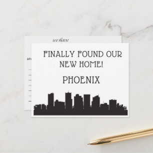 Wir sind nach Phoenix gezogen Postkarte