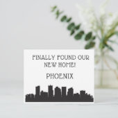 Wir sind nach Phoenix übergegangen Postkarte (Stehend Vorderseite)