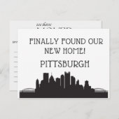 Wir sind nach Pittsburgh übergegangen Postkarte (Vorne/Hinten)