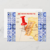Wir sind nach Portugal gezogen Postkarte (Vorne/Hinten)