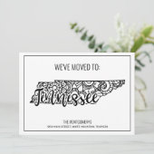 Wir sind nach Tennesee Staat Floral Mandala gezoge Ankündigung (Stehend Vorderseite)