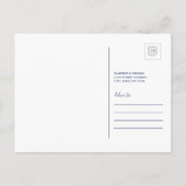 Wir sind nach Tennessee gezogen Einladungspostkarte (Rückseite)