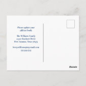 Wir sind nach Texas Beach Foto umgezogen Postkarte (Rückseite)