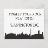 Wir sind nach Washington gegangen, D.C. Postkarte (Vorderseite)