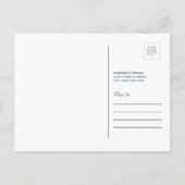 Wir sind nach Washington gezogen Einladungspostkarte (Rückseite)