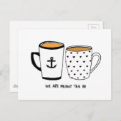Wir sind 'ne Tee Postkarte (Vorne/Hinten)