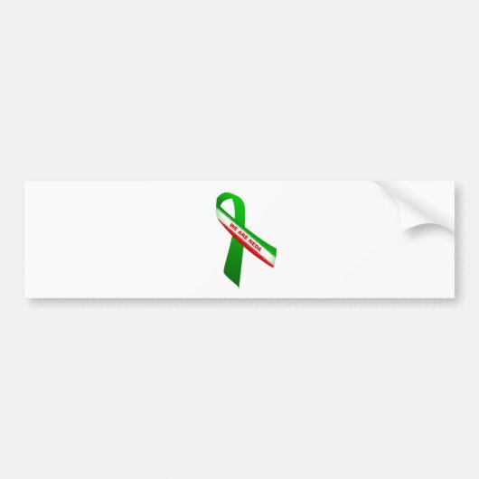 Wir sind NEDA Autoaufkleber (Vorne)