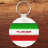 Wir sind Neda Schlüsselanhänger (Vorderseite)