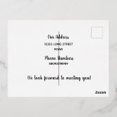 Wir sind neu in der Ankündigung des Fotos der Nach (Rückseite)