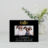 Wir sind neu in der Ankündigung des Fotos der Nach (Stehend vorne)