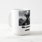 Wir sind nicht allein kaffeetasse (Vorderseite Links)