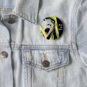 "Wir sind nicht allein!" Knopf Button (Beispiel)
