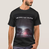 Wir sind nicht allein UFO-Kunstwerke T-Shirt (Vorderseite)