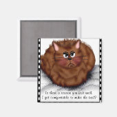 Wir sind nicht amüsiert! magnet (Vorderseite/Rückseite)