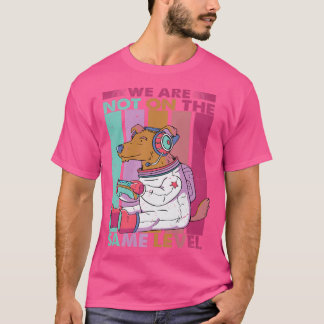 Wir sind nicht auf der gleichen Stufe Dog-Video-Sp T-Shirt
