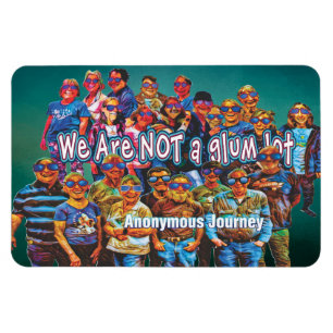 wir sind nicht eine trübsinnige Menge 4x6 Magnet 2