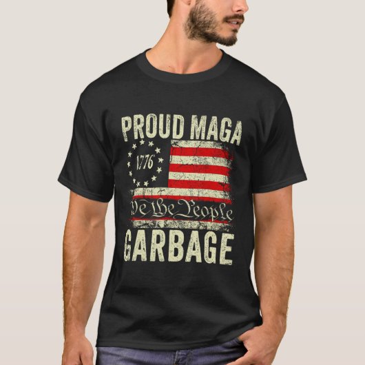 Wir sind nicht Garbyge-Abstimmung Trump für Präsid T-Shirt (Vorderseite)