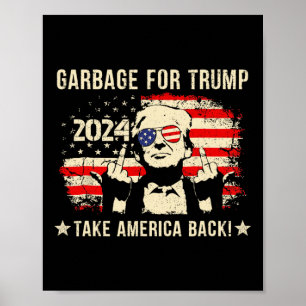 Wir sind nicht Garbyge Votetrump 2024 Trump-Unters Poster