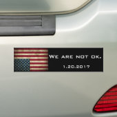 "Wir sind nicht okay" Einweihung Autoaufkleber (Auf Auto)