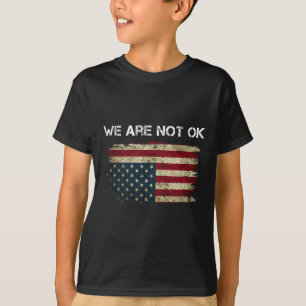 Wir sind nicht so gut wie die US-Flagge auf den Ko T-Shirt