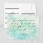 Wir sind nicht so mächtig postkarte (Vorne/Hinten)