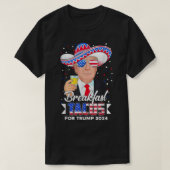 Wir sind nicht Tacos amerikanische Fahne Funny Tru T-Shirt (Design vorne)