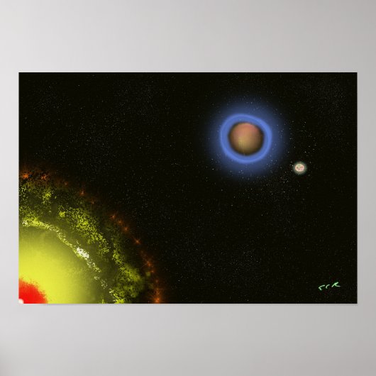 Wir sind nicht wichtig - Impressionistischer Kunst Poster (Vorne)