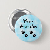 Wir sind nie allein button (Vorne & Hinten)