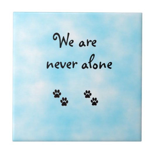 Wir sind nie allein fliese (Vorderseite)