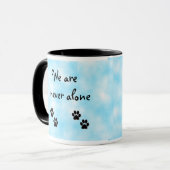 Wir sind nie allein Tasse (Vorderseite Links)