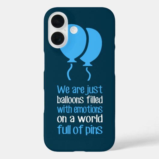 Wir sind nur Ballons Case-Mate iPhone Hülle (Rückseite)