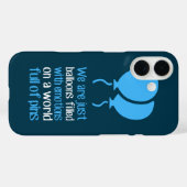 Wir sind nur Ballons Case-Mate iPhone Hülle (Rückseite (Horizontal))