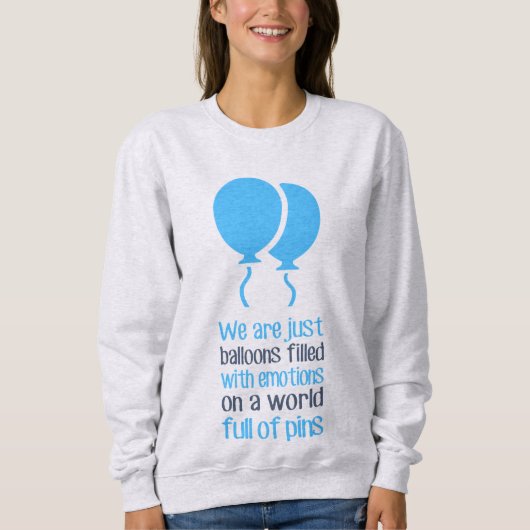 Wir sind nur Ballons Sweatshirt (Vorderseite)