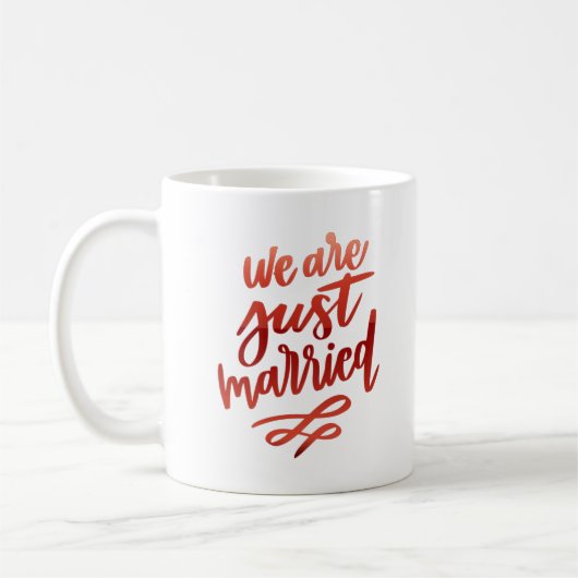 wir sind nur verheiratet kaffeetasse (Links)