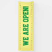 Wir sind offen Banner (Vertikal)