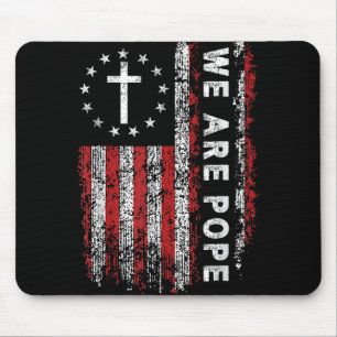 Wir sind Papst New American Pope Leo Xiv, Papst El Mousepad