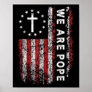Wir sind Papst New American Pope Leo Xiv, Papst El Poster