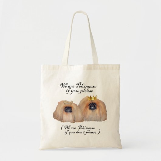 Wir sind Pekingese Tragetasche (Vorne)