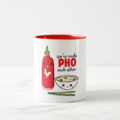 Wir sind PHO-Made Zweifarbige Tasse (Mittel)