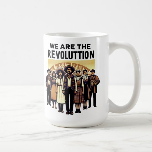 wir sind Revolution Kaffeetasse (Rechts)