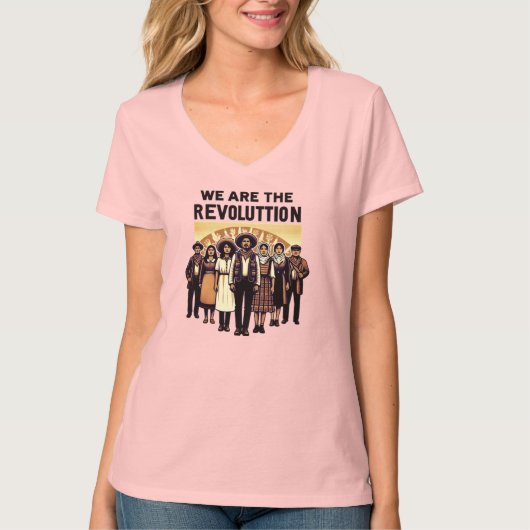 wir sind Revolution T-Shirt (Vorderseite)
