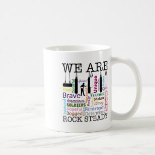 Wir sind Rock Steady Women's Boxing Word Art Kaffeetasse