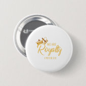 Wir sind Royalty Button (Vorne & Hinten)