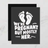 Wir sind schwanger, aber meistens ihr lustiger Vat (Vorne/Hinten)