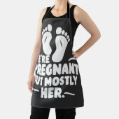 Wir sind schwanger, aber meistens ihr lustiger Vat Schürze (InSitu)