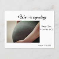 wir sind schwanger, geben Sie den Babynamen Datum