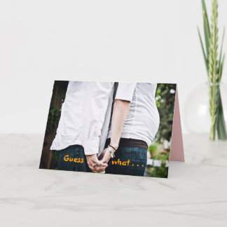 Wir sind schwanger I Ankündigung